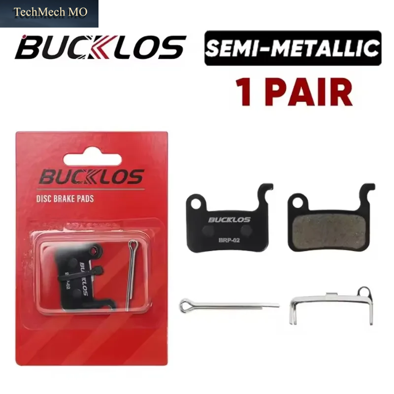 BUCKLOS Fahrrad-Scheibenbremsenbeläge Für SHIMANO A01S M06 M07 Verschleißfeste Fahrrad-Hydraulikbremsenbeläge Mtb-Bremsbeläge Fahrradbremsen