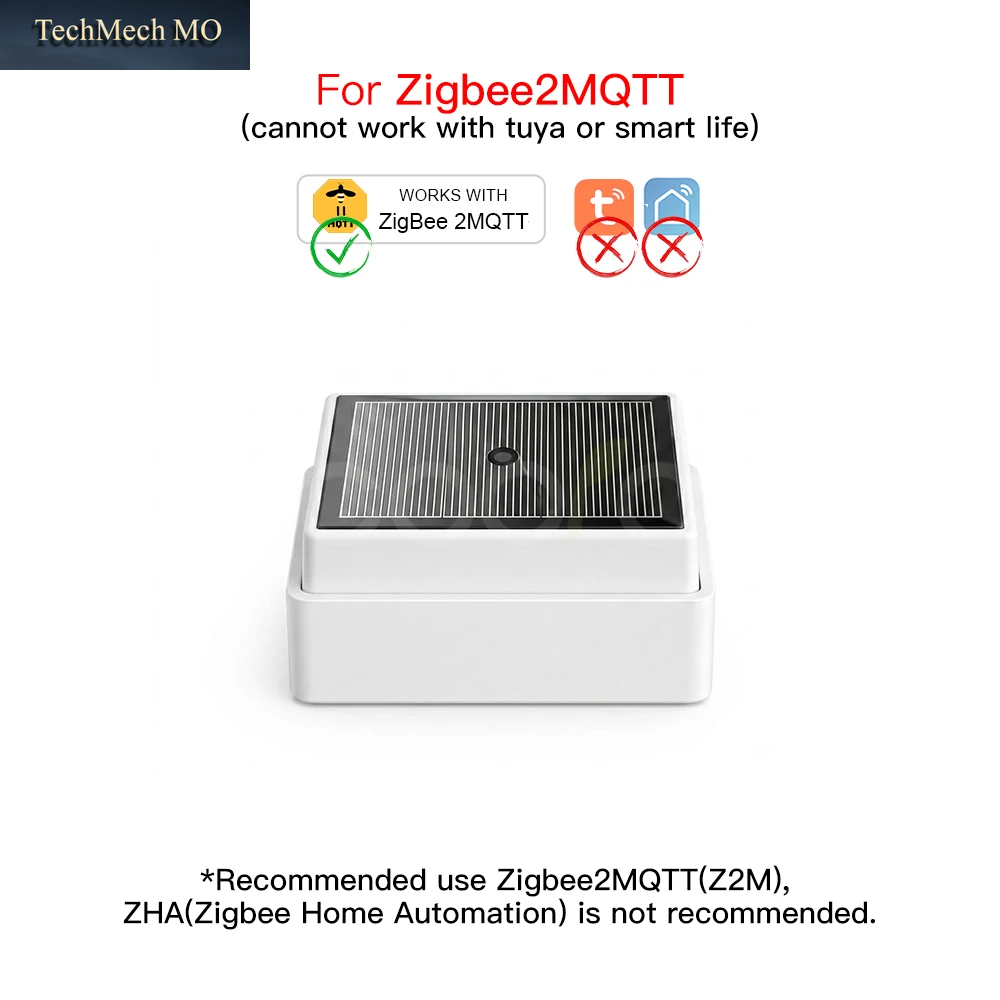 2-In-1 Tuya Zigbee Regensensor Mit Lichtdetektor IPX4 Outdoor Wasserdichter Regendetektor Kompatibel Mit Smart Life Home Assistant Z2M