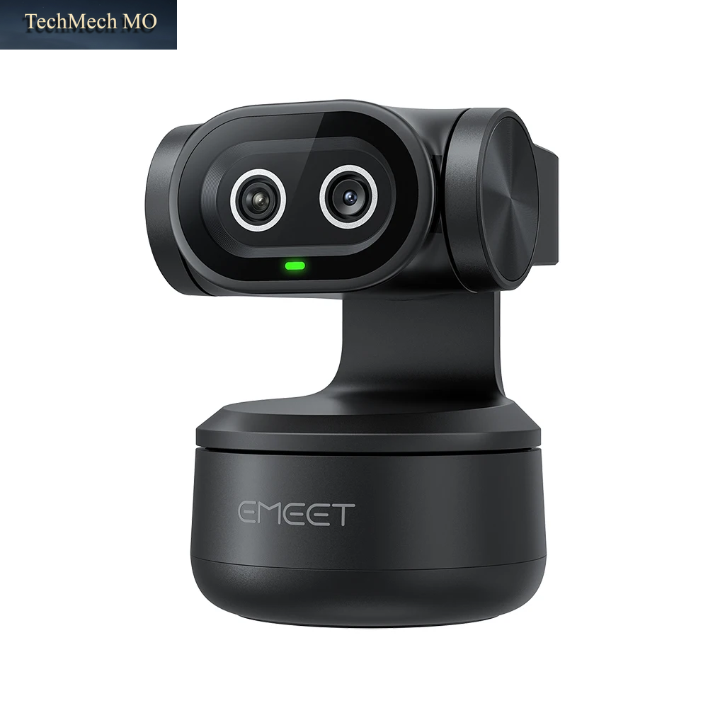 4K Webcam PTZ Webkamera Mit Gestensteuerung, Autofokus, Ki-Tracking, Videokamera Für Streaming, EMEET PIXY Dual-Kamera Mit Sony-Sensor
