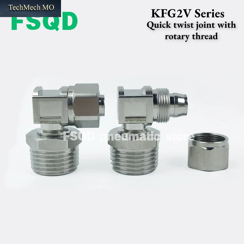 Kfg2V-Serie KFG2V0425, KFG2V0604, KFG2V0806, KFG2V1075, KFG2V1209,1613-01,02,03,04, Typ FSQD. Drehen Sie Das Gewindegelenk Schnell Um.