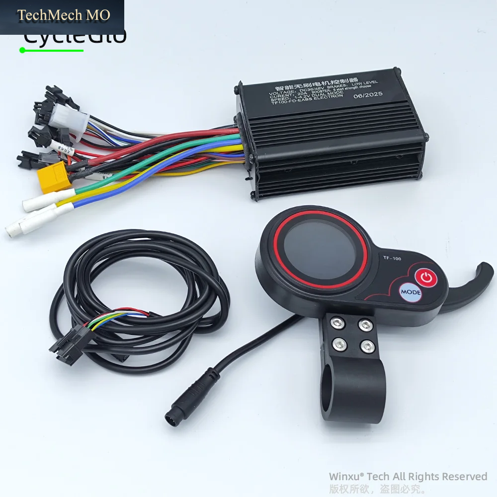 36V 48V 500W 20A E-Scooter Bürstenloser Motor Universal Controller TF-100 TF100 Lcd-Drosselklappensatz Für Kugoo M4 Elektroroller