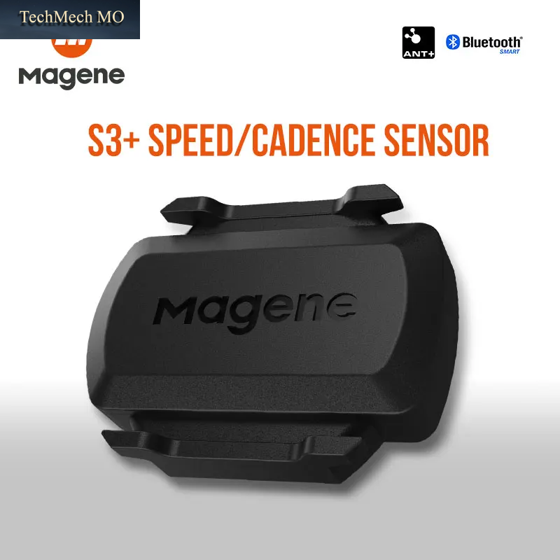 Magene Trittfrequenzsensor Geschwindigkeit S3+ Tachometer ANT+ Bluetooth-Computer Kompatibel Mit Garmin IGP Bryton Fahrradcomputer Wireless