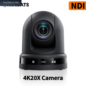 4K NDI PTZ Camera 1-10Pcs 20X Zoom Video Conference Camera for Church Business Meeting Optional 1 Controller Keyboard Kit
