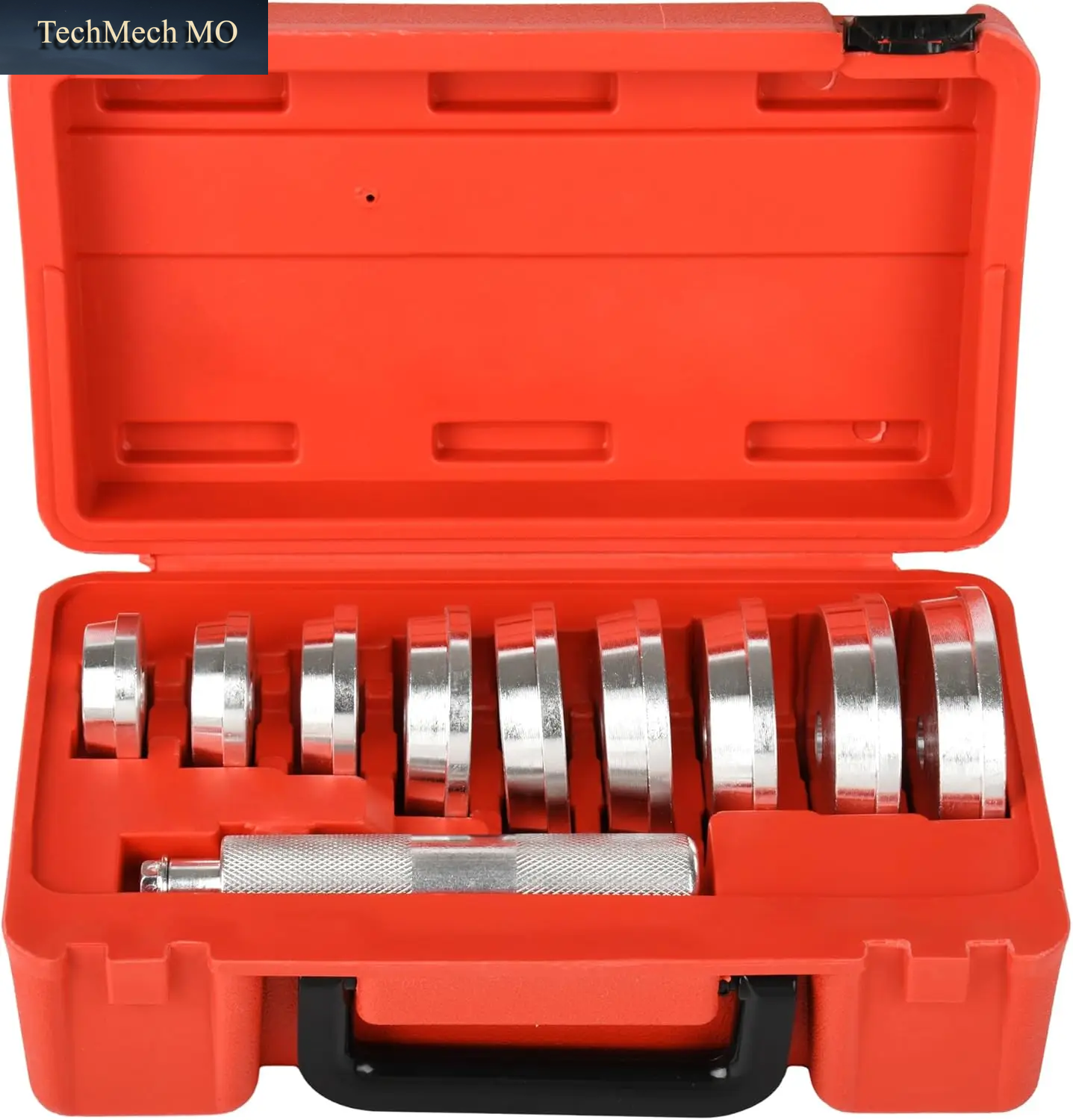10-Teiliges Lagerrennen- Und Dichtungstreiber-Set Mit 9 Adaptern, Achsen- Und Lagerinstallationswerkzeugen