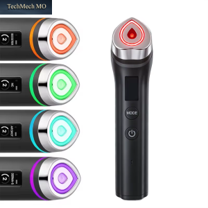 Neuer 6-In-1 Multifunktions-Ager Booster Pro Hauttherapie-Stab Gesichts-Led-Licht Schönheitsstab