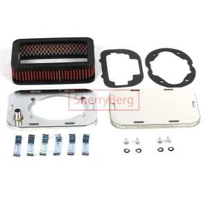 Aaa+Air Filter for EMPI Solex Dellorto WEBER CARB Carburetor Carburettor 32/36 DFEV DFV DFAV CHROME Cleaner 45Mm