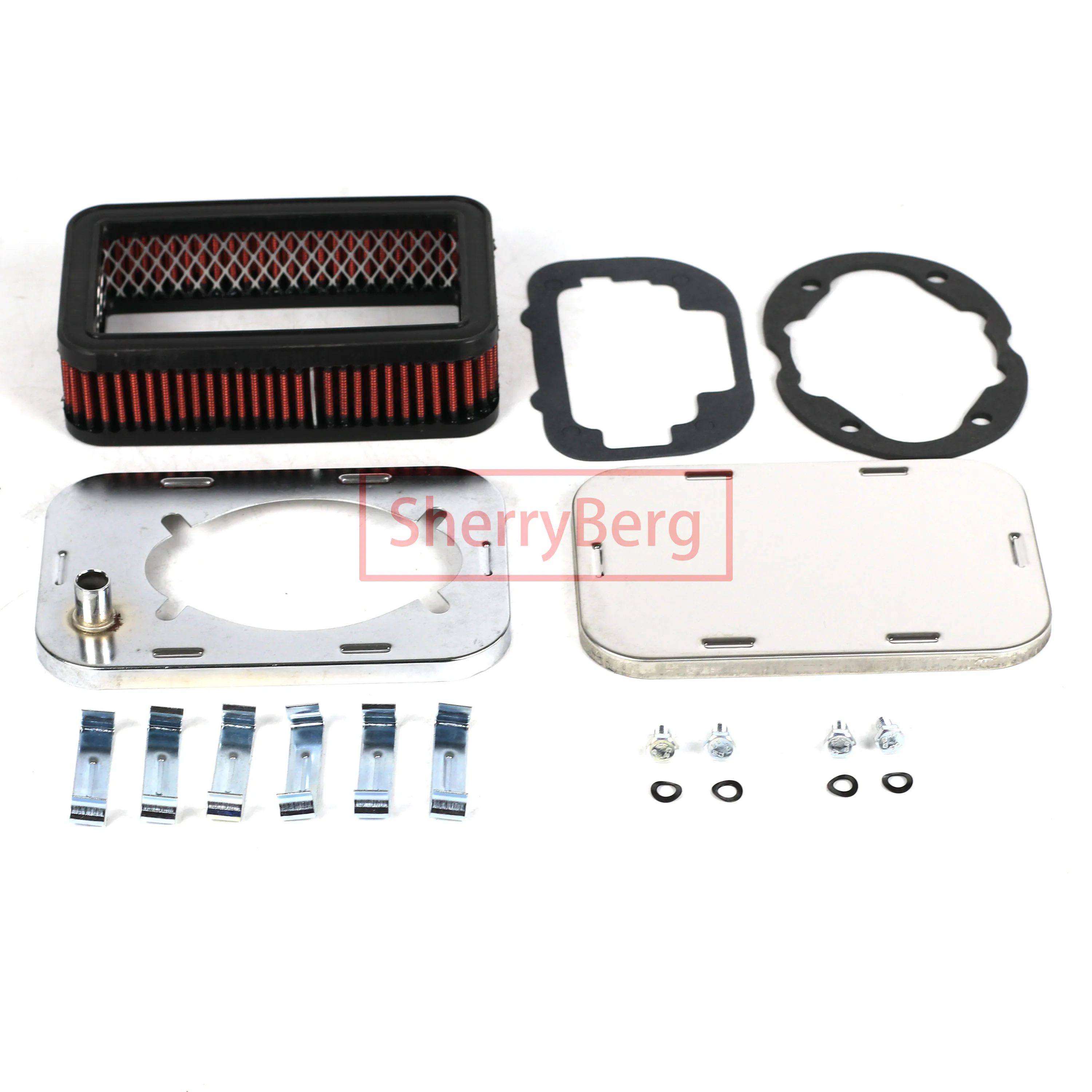 Aaa+Air Filter for EMPI Solex Dellorto WEBER CARB Carburetor Carburettor 32/36 DFEV DFV DFAV CHROME Cleaner 45Mm
