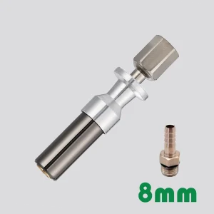 Self-Locking Tire Air Chuck, Double Teeth Lock on Tire Chuck, Open Flow, Applicable Tire Pressure Gauge, Air Compressor