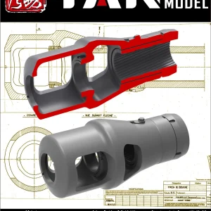 Yan Model PE-35115 1/35 MUZZLE BRAKE for 88Mm Kwk/Pak(Contains Three)(For,King Tiger,Nashorn,Jagdpanther)