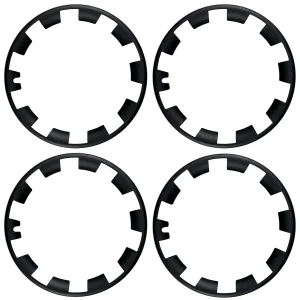 4 Pcs Hub Cap Protective Edge Cover, Steel Rim Cover for Tires, Border and Hub Cover Suitable for Tesla Model Y 20-Inch