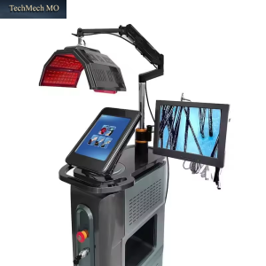 Lase Hair Growth System Scalp Analyzer Hair Regrowth Massage Machine Scalp Deep Moisturizing for Alopecia Areata Treatment