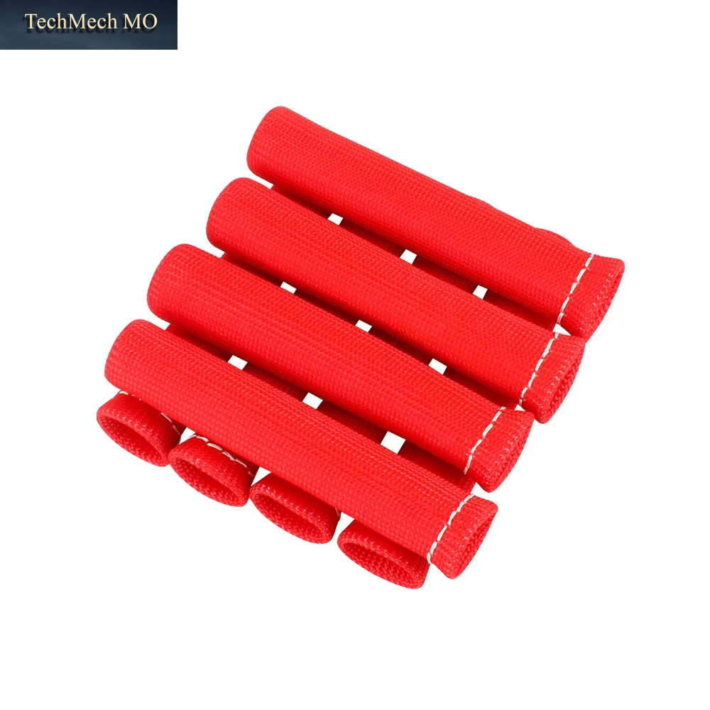 8Pcs Car Spark Plug Wire Harness Protective Cover Wire Heat Sleeve Wire Heat-Resistant Cover Flame-Retardant Material Cooler