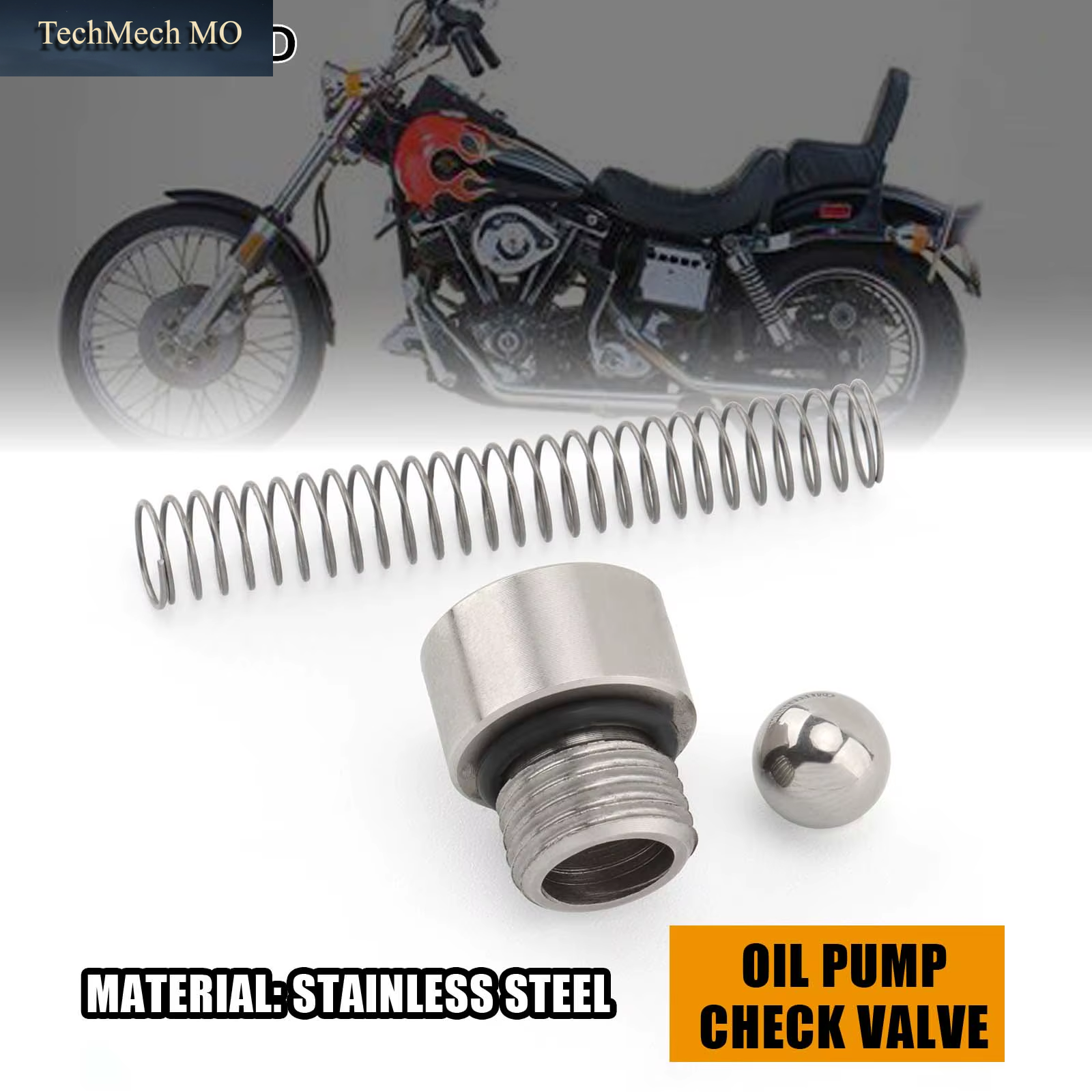 Fit for Harley Big Twin Shovelhead Evolution FX FXD FXR FL FLT FLST 1981-1999 Motorcycle Oil Pump Check Valve Kit Accessories