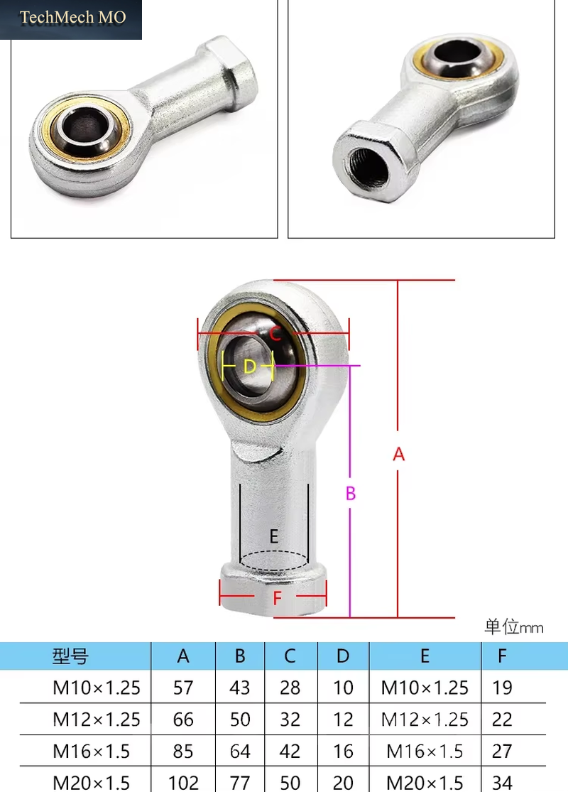 CP96/DNC/SE/SI/SAI32/40/50/63/80 CA/CB/CR Air Pneumatic Cylinder Single Double Ear Base Accessory