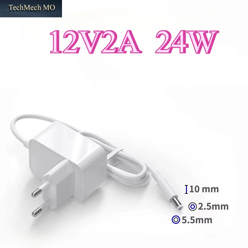 European Standard Plug 24W 12V2A 5.5MM*2.5MM Adapter, Power Adapter