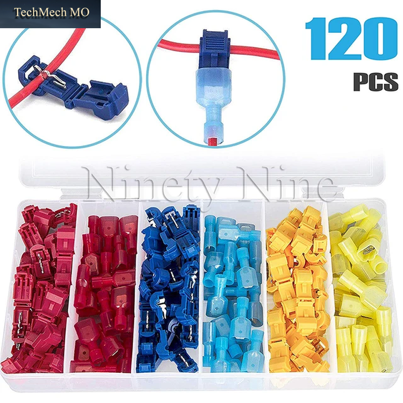WOZOBUY Heat Shrinkable Wire Connectors SST21 Waterproof Sleeve AWG22-18 Butt Electrical Splice Tinned Solder Seal Terminal