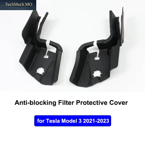 For Tesla Model 3+ Highland 2024-2020 2026 Front Trunk Hood Water Guide Device Anti-Clogging Net Frunk Debris Protective Cover