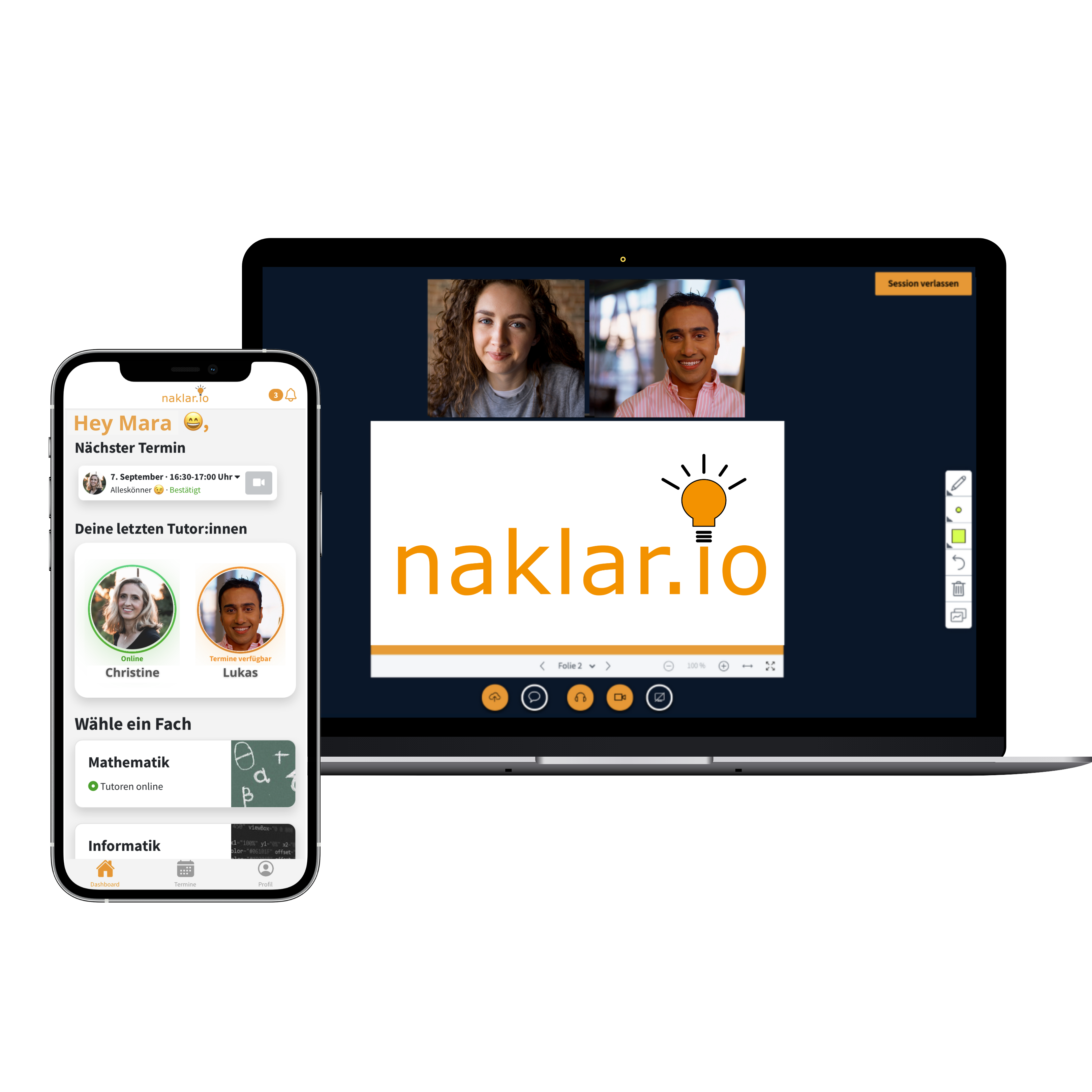 naklar.io Produkt Showcase