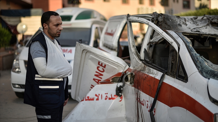 Rahma Austria: Gazze’de Ambulansımız İsrail Tarafından Bombalandı
