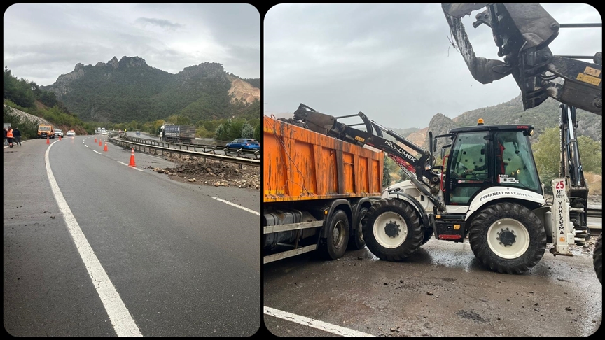 Bilecik-Sakarya Kara Yolu Sel Nedeniyle Kapanınca Ekipler Harekete Geçti
