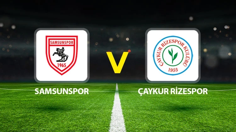 Samsunspor Çaykur Rizespor Karşılaşmasının İlk Yarısı 1-1 Eşitlikle Tamamlandı