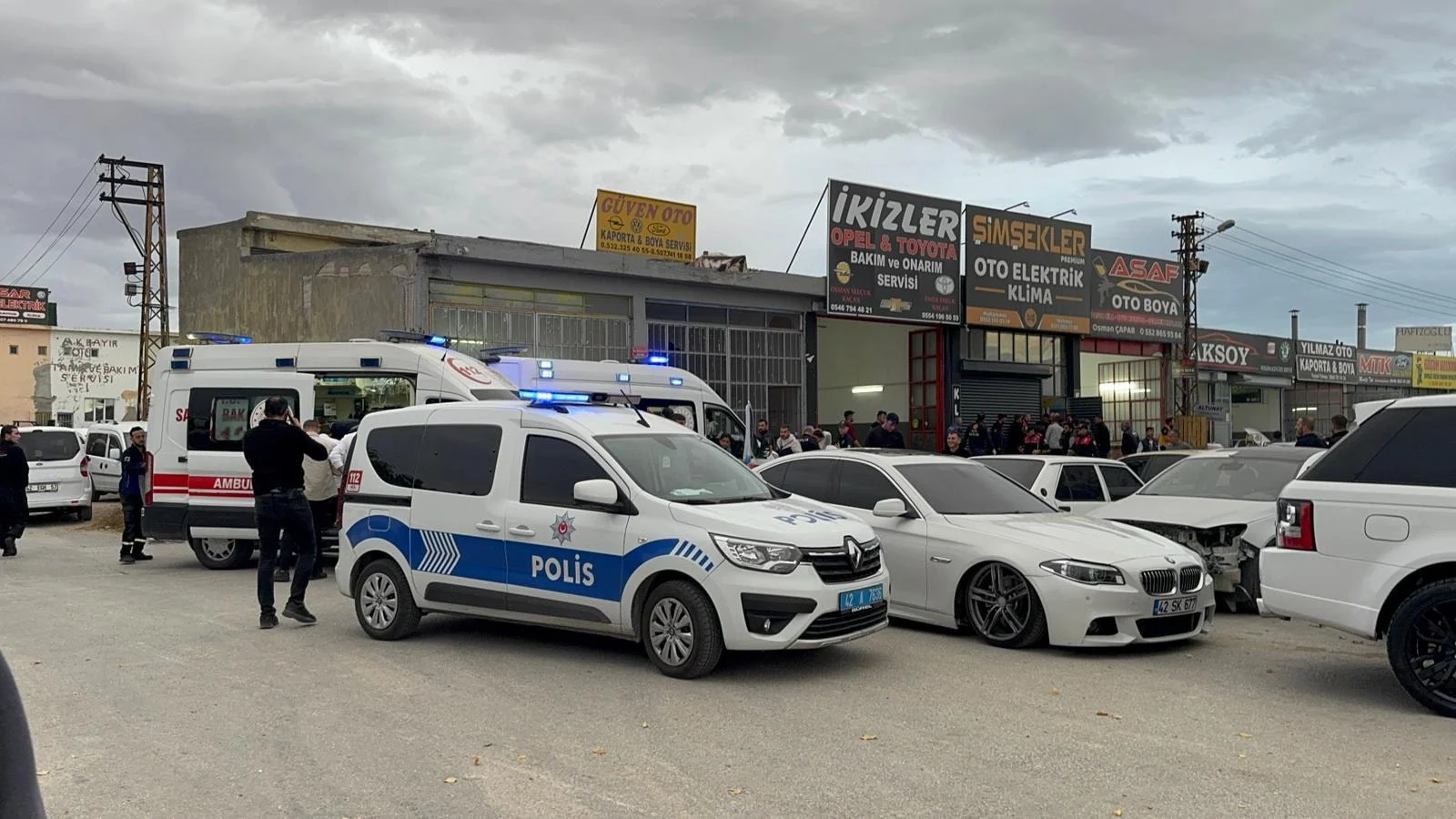 Konya'da Sanayi Sitesinde Silahlı Saldırı: 12 Yaralı