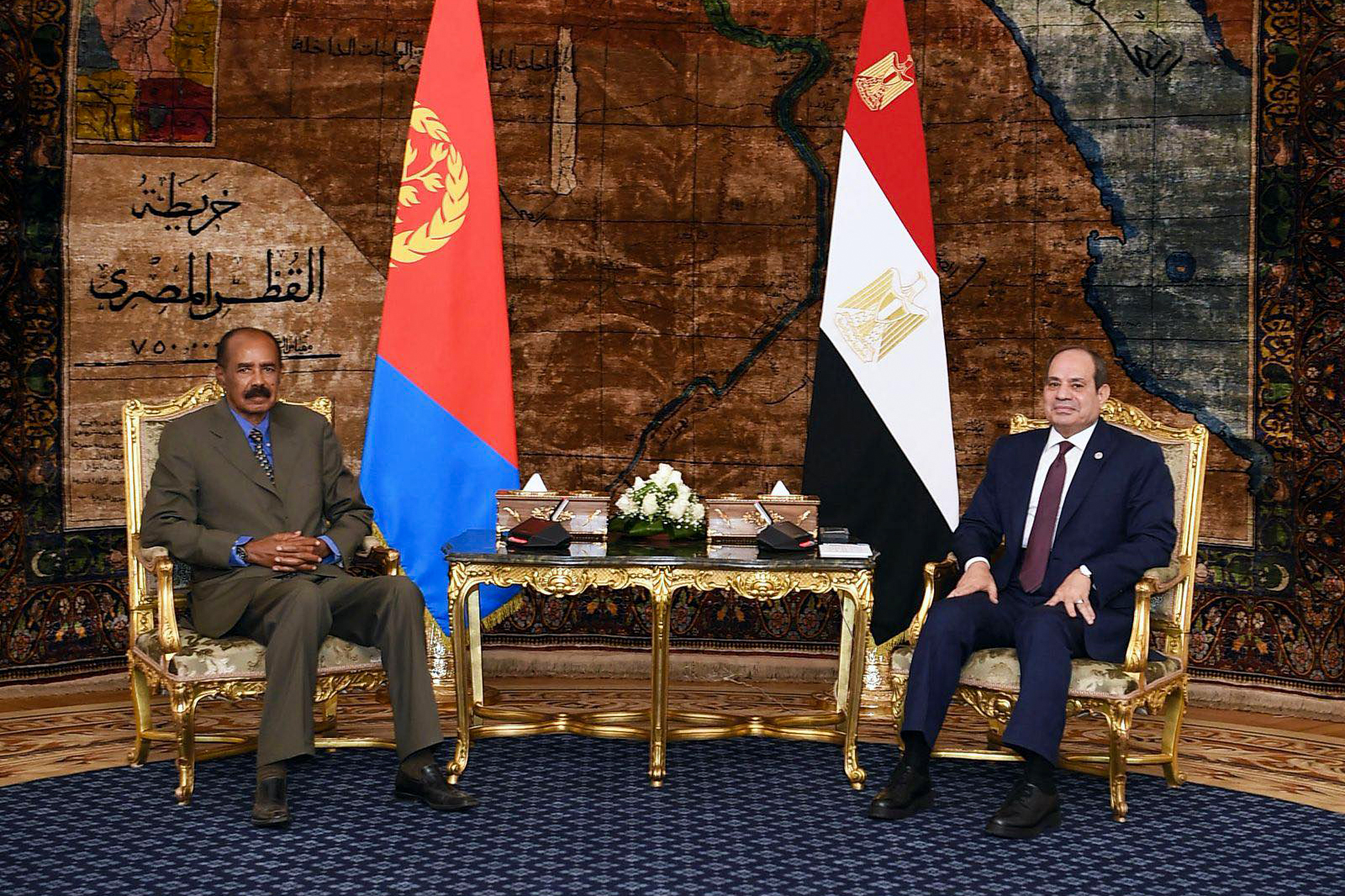 Sisi ve Afewerki Sudan Krizi ve Kızıldeniz Güvenliğini Görüştü