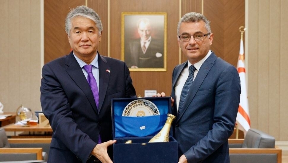 KKTC Cumhurbaşkanı Tufan Erhürman, TÜRKSOY Genel Sekreteri Sultan Raev'i Kabul Etti