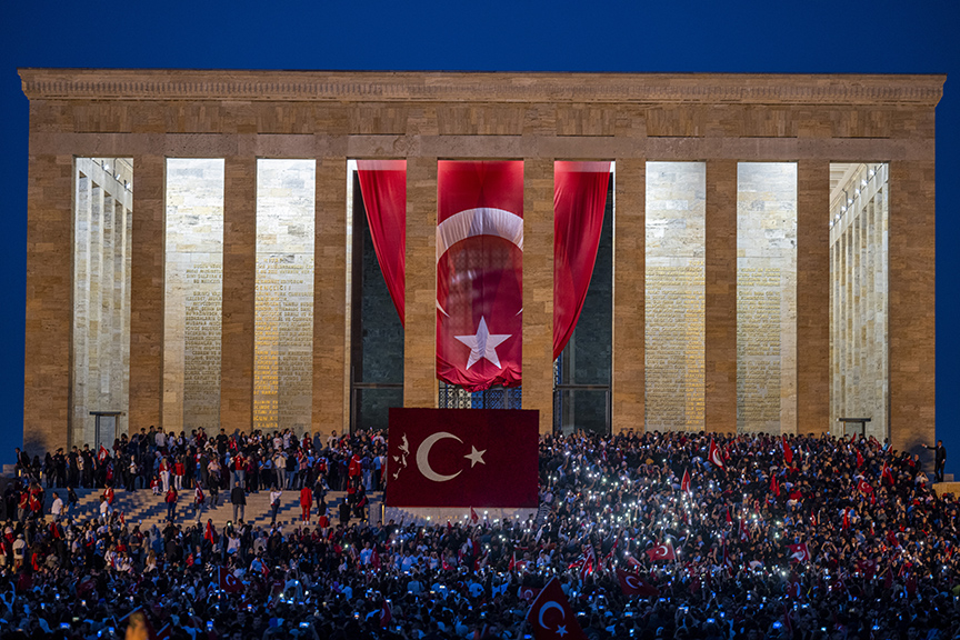 Anıtkabir 10 Kasım'da 1 milyon 219 bin 148 ziyaretçiyi ağırladı