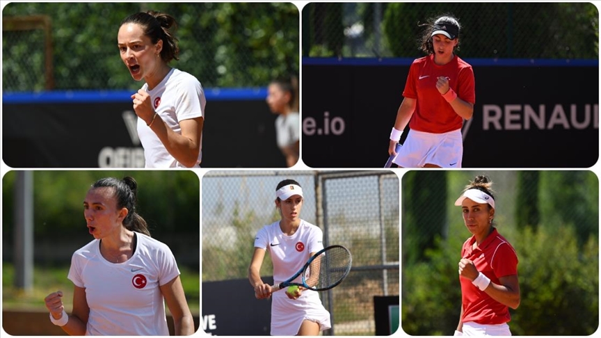 A Milli Kadın Tenis Takımı, Billie Jean King Kupası'nda Almanya'yı yendi