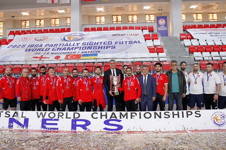 Kısmi Görme Engelliler Futsal Dünya Şampiyonası Antalya'da