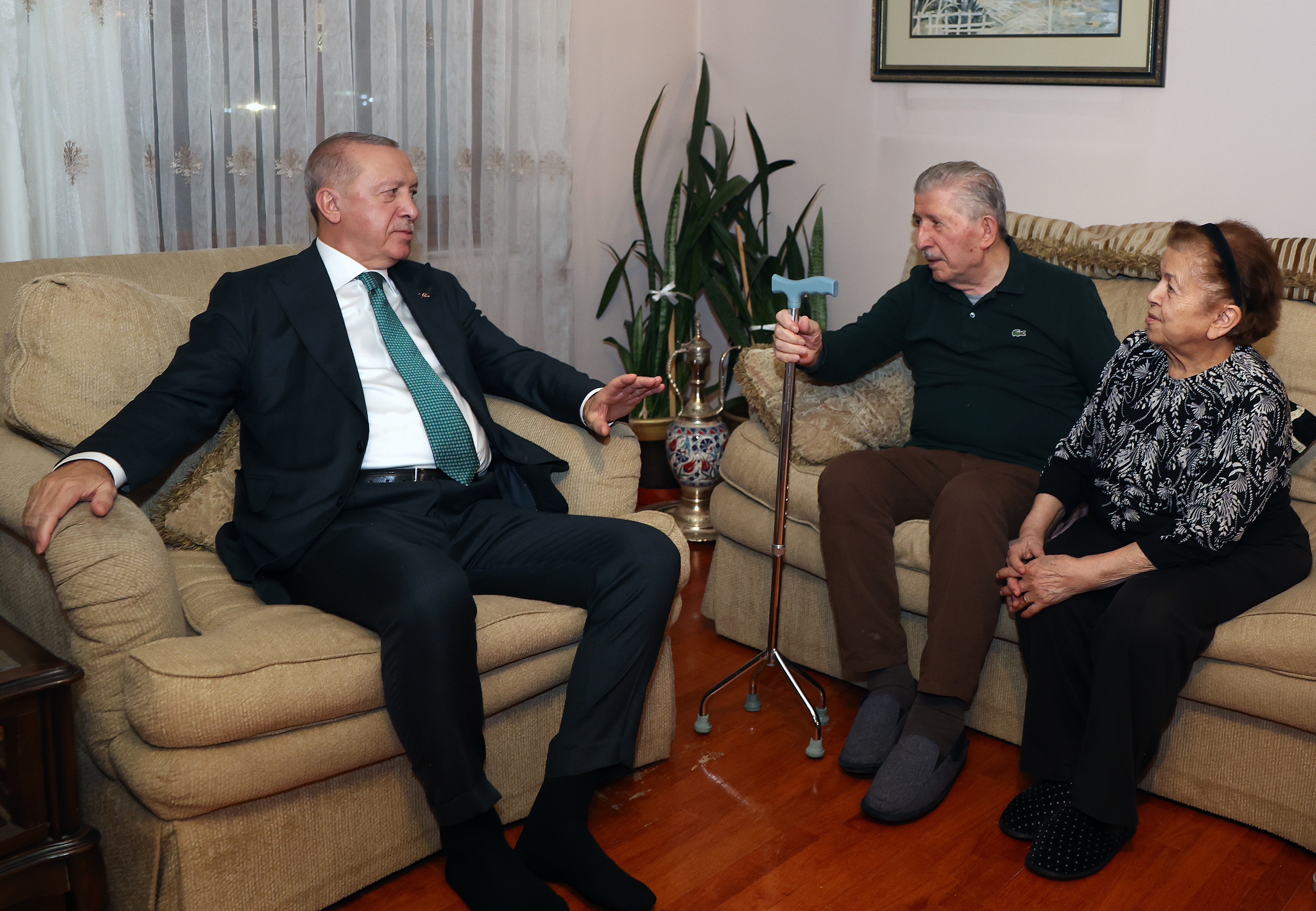 Cumhurbaşkanı Erdoğan Köksal Toptan ziyareti gerçekleşti
