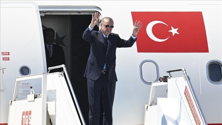 Cumhurbaşkanı Erdoğan, G20 Liderler Zirvesi için Güney Afrika'ya gitti