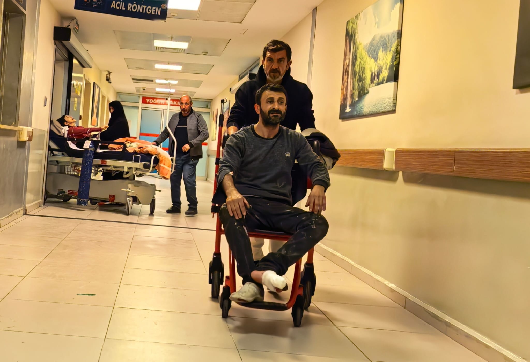 Bursa İnegöl'de motorlu testereyle ayak parmağı koptu