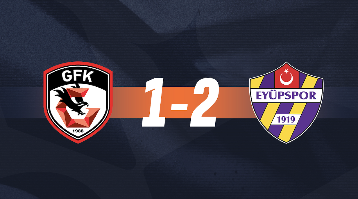 Eyüpspor Gaziantep'te Güldü! Uzatmada İlginç Gol