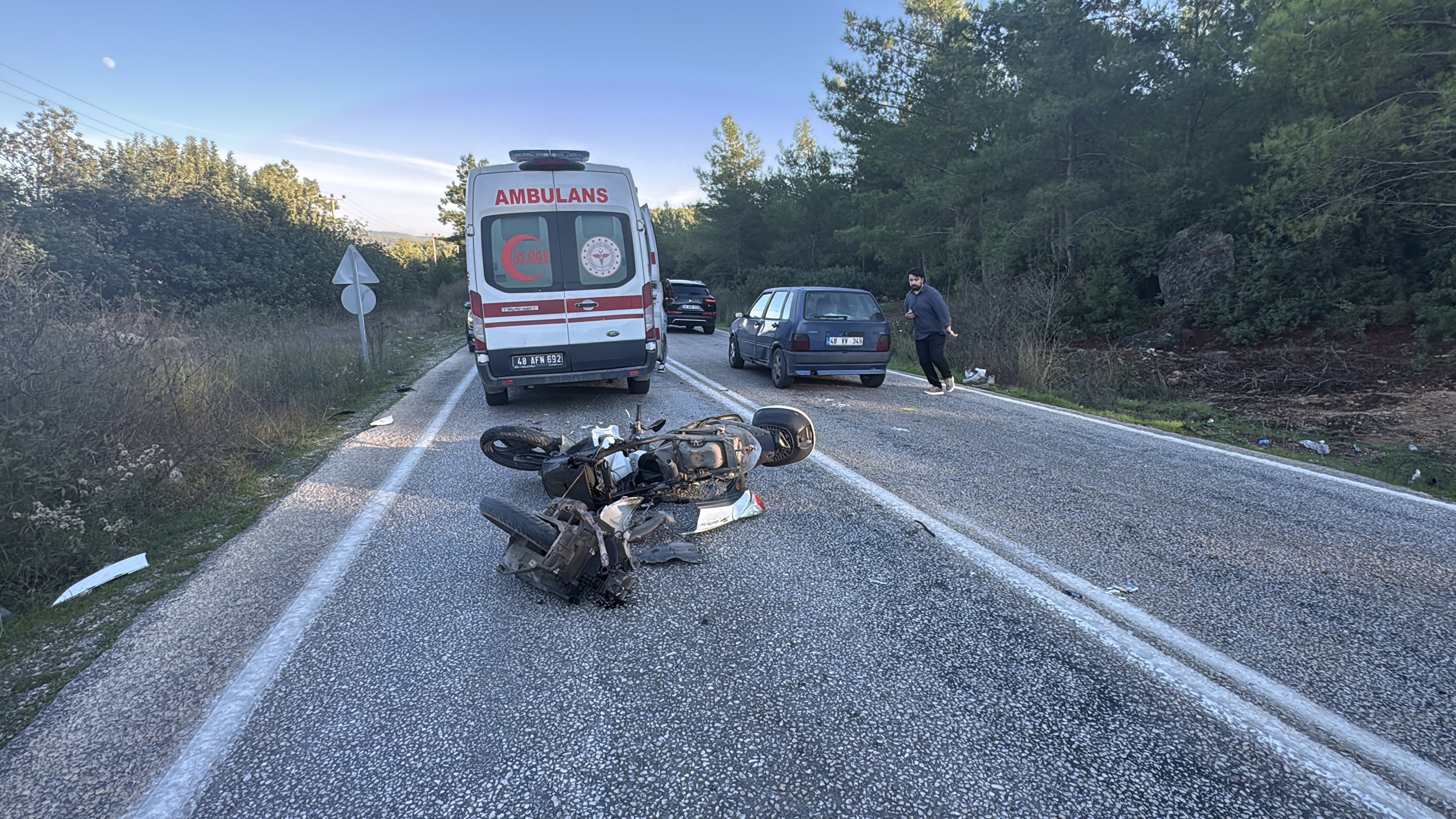 Bodrum'da İki Ayrı Trafik Kazası'nda 3 Kişi Yaralandı