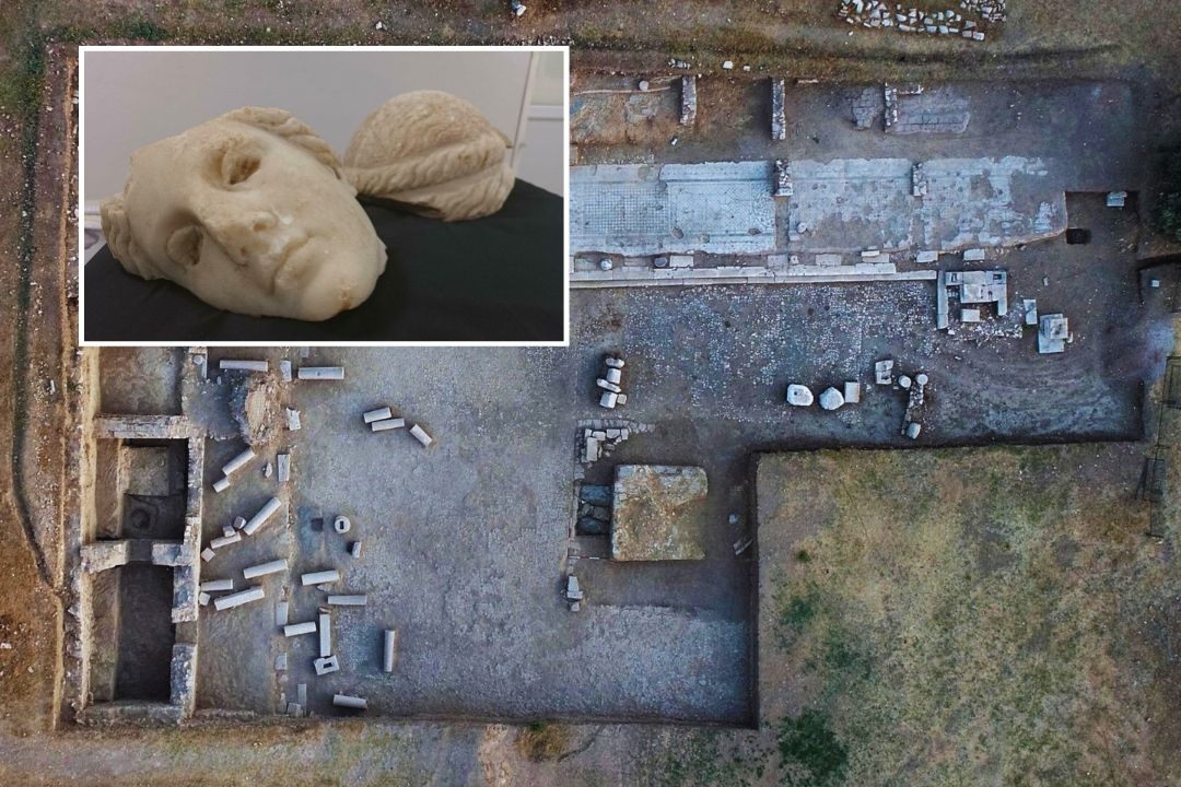 İzmir'de antik kentte bulundu! Binlerce yıllık tanrıça başı görenleri şaşkına çevirdi
