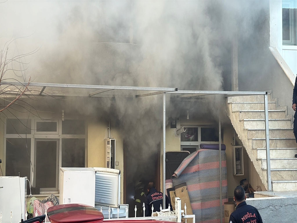 Muğla'da ev yangını: Kavga sonrası evi yaktığı iddiası