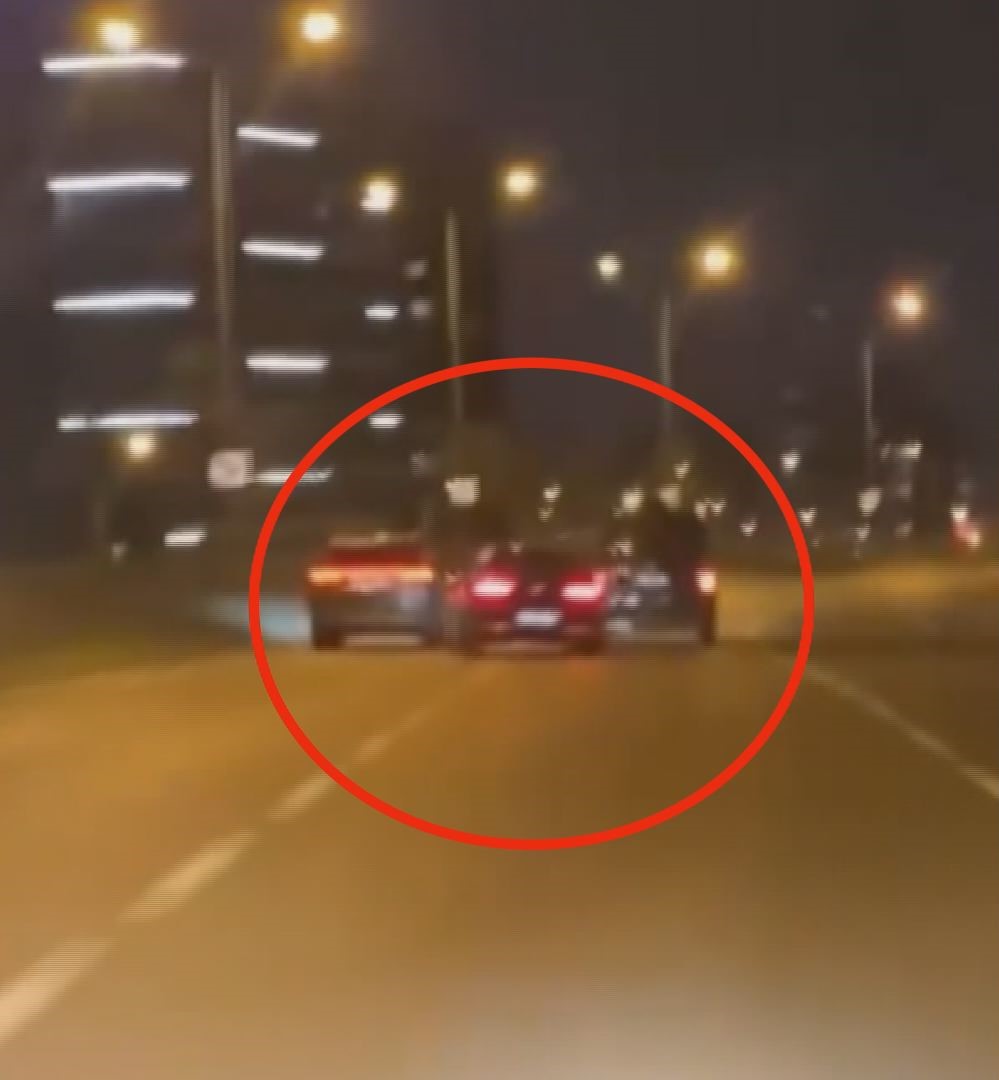 Başakşehir'de trafikte makas atarak ilerleyen sürücü kameralar tarafından kaydedildi