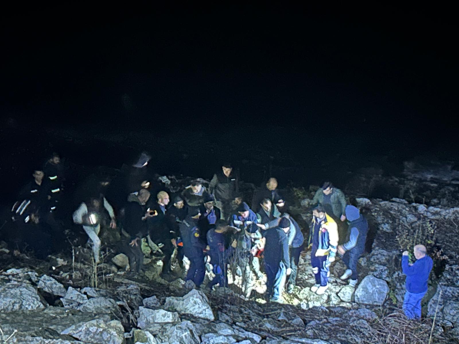 Kastamonu'da Bir Otomobil Denize Uçtu