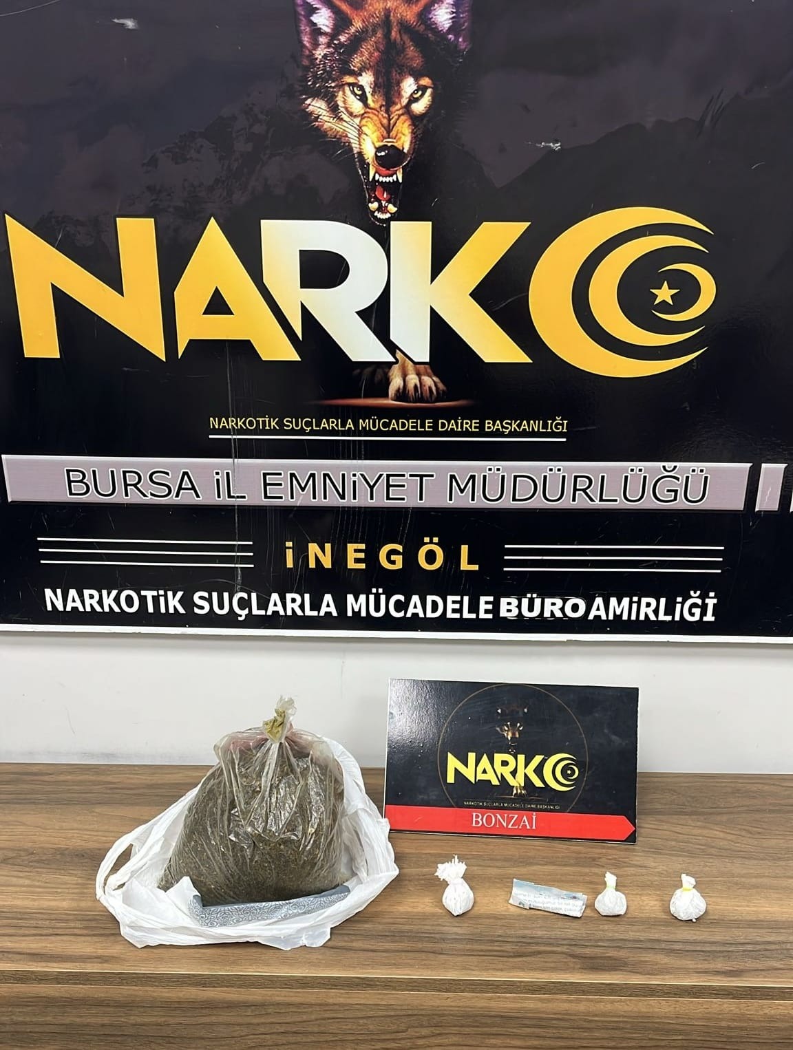 Bursa İnegöl'de uyuşturucu operasyonu düzenlendi