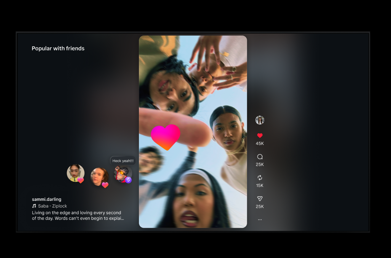 Instagram Reels televizyona geliyor: İlk durak Amazon Fire TV