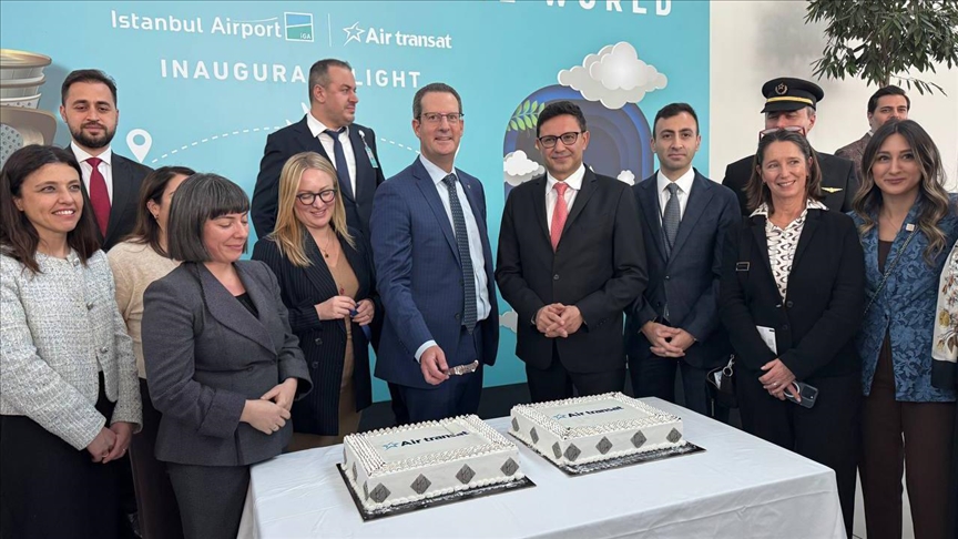 Air Transat'ın İstanbul uçuşları resmen başladı