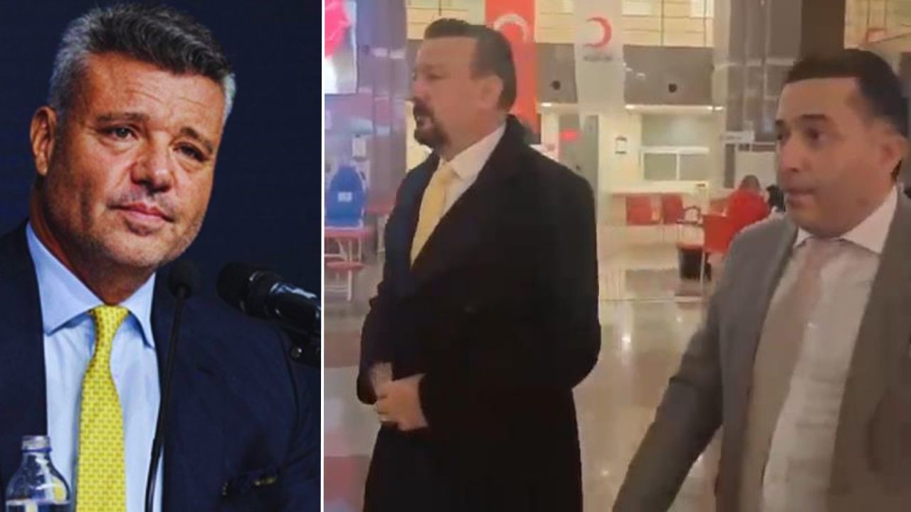 Gözaltına alınan Sadettin Saran'a Fenerbahçe yönetimi ve taraftarlardan adliye önünde destek! 