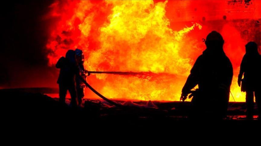 Rusya'nın Temryuk Limanı'ndaki petrol deposuna İHA saldırısı: Yangın çıktı