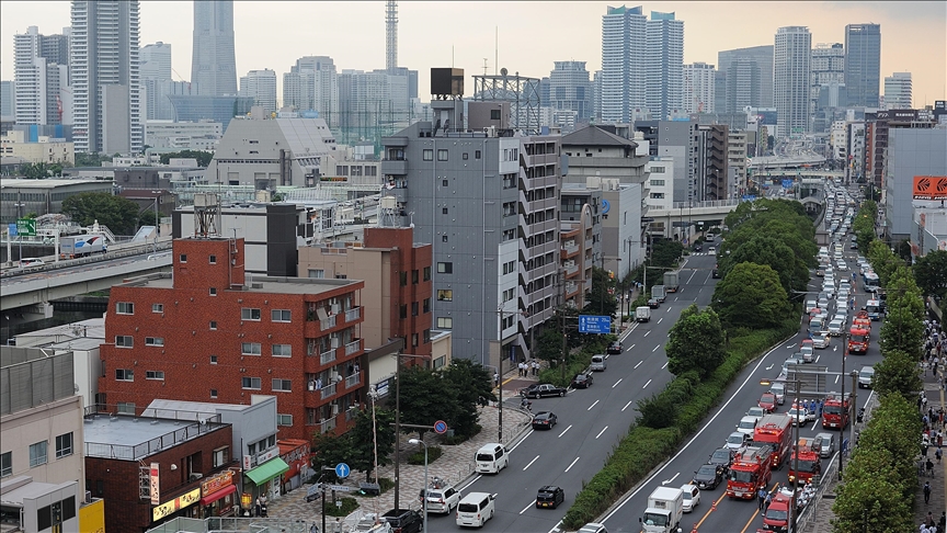 Japonya'da zincirleme kaza: Otoyolda 50 araç çarpıştı