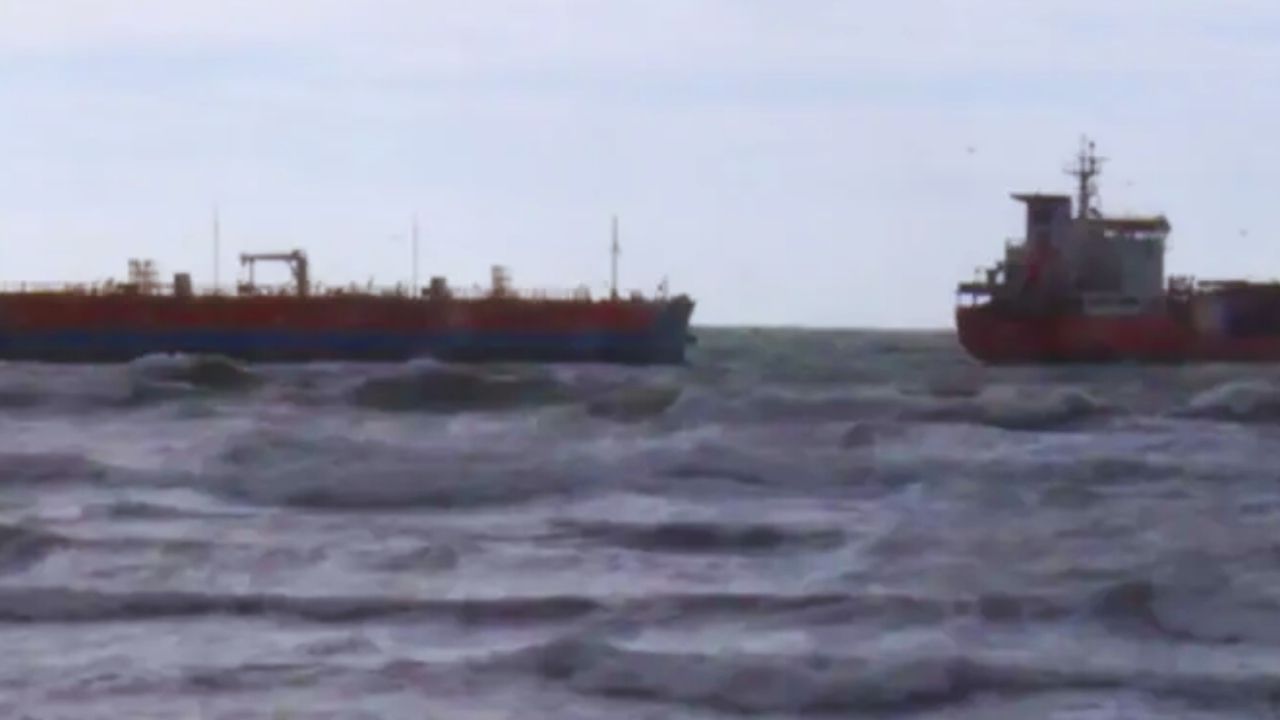 Florya açıklarında iki tanker temas etti! Acil durum çağrısı yapıldı 