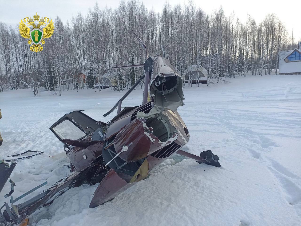 Rusya'nın Perm bölgesinde R44 tipi helikopter düştü