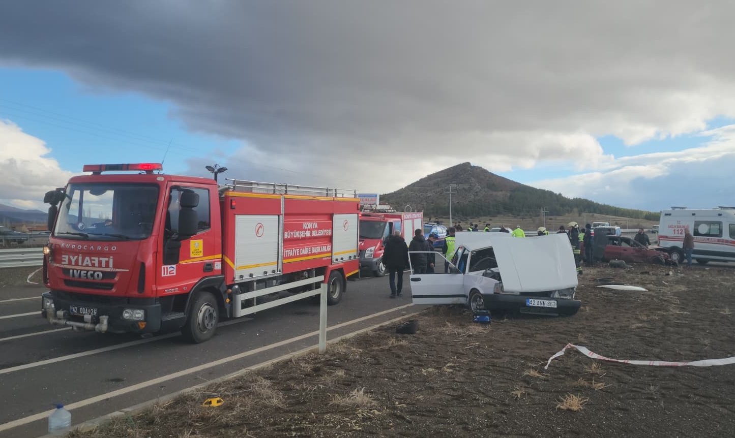 Konya'da Feci Kaza: Seydişehir-Beyşehir Yolunda 1 Ölü, 1 Yaralı