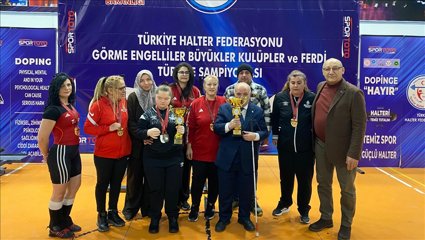 Türkiye Görme Engelliler Halter Şampiyonası Ankara'da Yapıldı